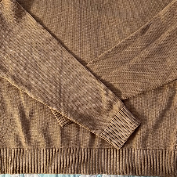 Ralph Lauren Tan Sweater with Dachshund Design. Size XL - Picture 5 of 7